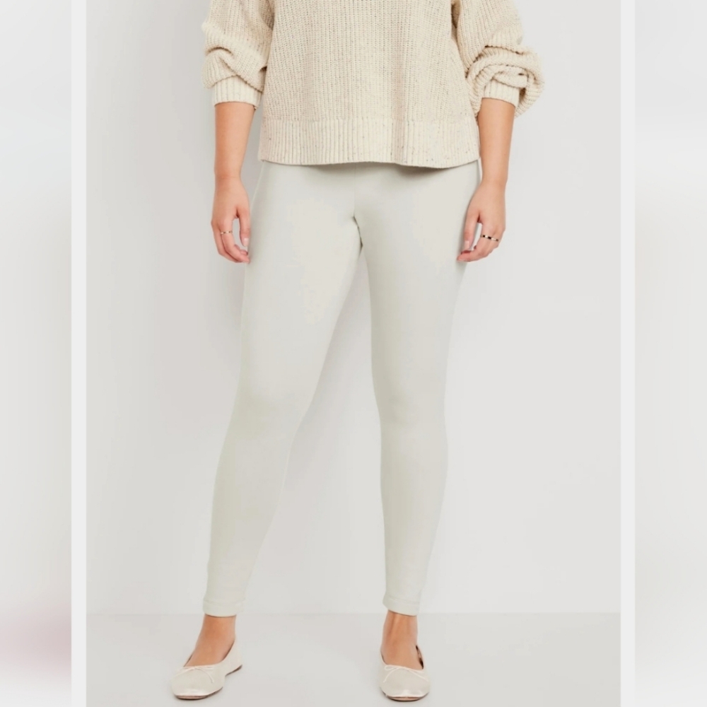 Boston Proper Ivory Stretch Slim Ankle Pant